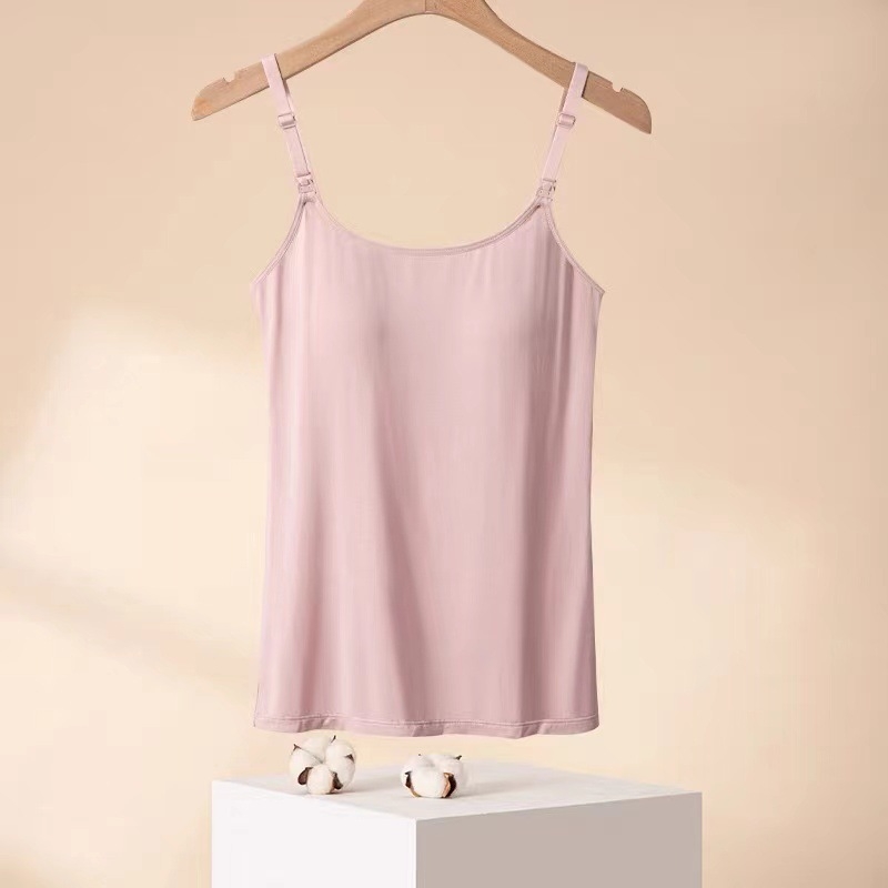 Zīdīšanas camisole bez piedurknēm no neilona, elpojošs plāns audums, piemērots visiem gadalaikiem