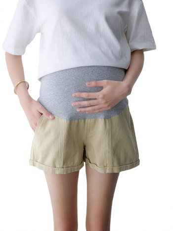 Бременски деним къси панталони – 3/4 дължина, свободна кройка, 80–90% памук, опора за корема