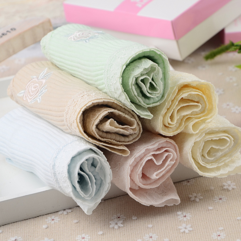 Kokvilnas grūtnieču bikses ar ziedu izšuvumu, augsta vidukļa, elpojošas un sviedru uzsūcošas