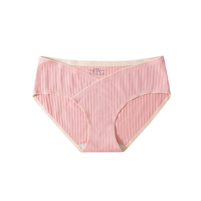 Monroe Kokvilnas grūtnieču biksītes ar vidējo jostas līmeni, vēdera atbalsts, elpojošas, 100% kokvilnas oderes