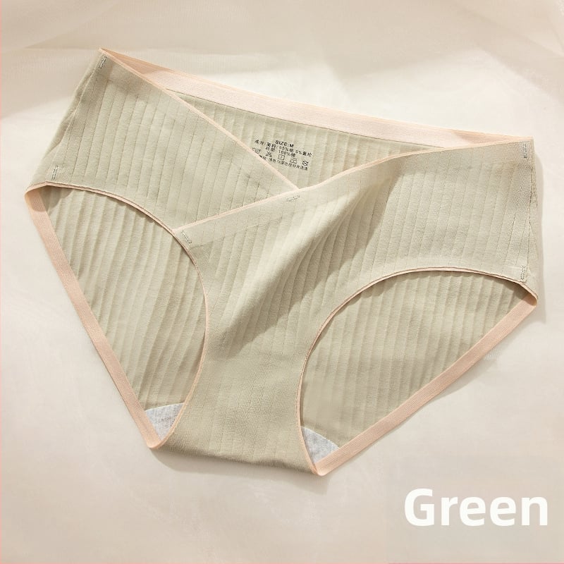 Monroe Kokvilnas grūtnieču biksītes ar vidējo jostas līmeni, vēdera atbalsts, elpojošas, 100% kokvilnas oderes