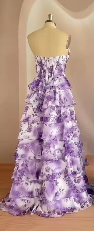 Вечерна рокля с полиестер, дълга, без презрамки, топ с тръбно деколте, висока талия (Полиестер; дълга; без презрамки; топ с тръбно деколте; висока талия)