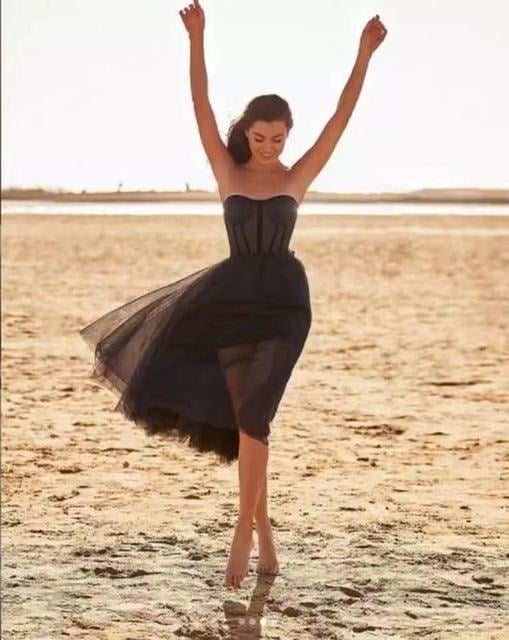 Вечерна рокля от полиестер, без ръкави, дълга пола, А-линия, стояща яка с кръгъл ревер, лято 2025