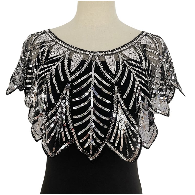 Naistele mõeldud võrgukardigan sequinidega ja õmblusega — polüester, triibuline muster, lihtne kudumine