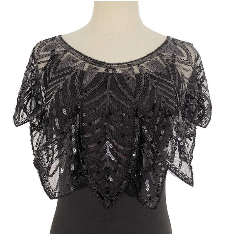 Naistele mõeldud võrgukardigan sequinidega ja õmblusega — polüester, triibuline muster, lihtne kudumine