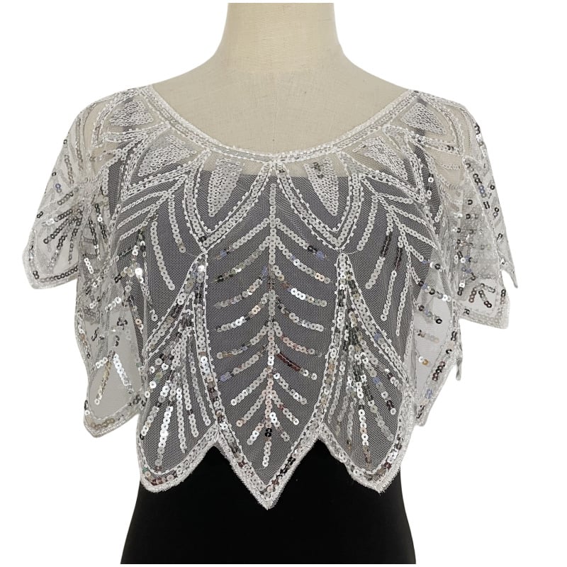 Naistele mõeldud võrgukardigan sequinidega ja õmblusega — polüester, triibuline muster, lihtne kudumine