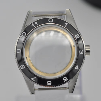 Комплект корпус със сапфирово стъкло за часовници — съвместим с ходове 8215/NH35/NH36; включва 1 кутия; пуск през пролетта на 2023 г.