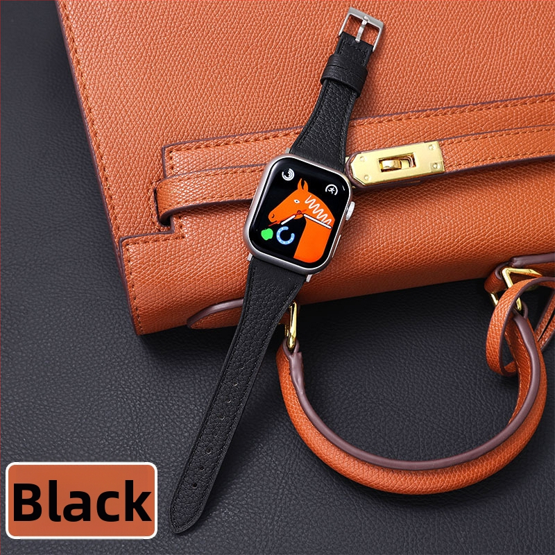 Remienok na hodinky Huawei Fit1/2/3 a Watch4/Pro — pravá koža, lychee zrno textúra, Lomos, jeseň 2025