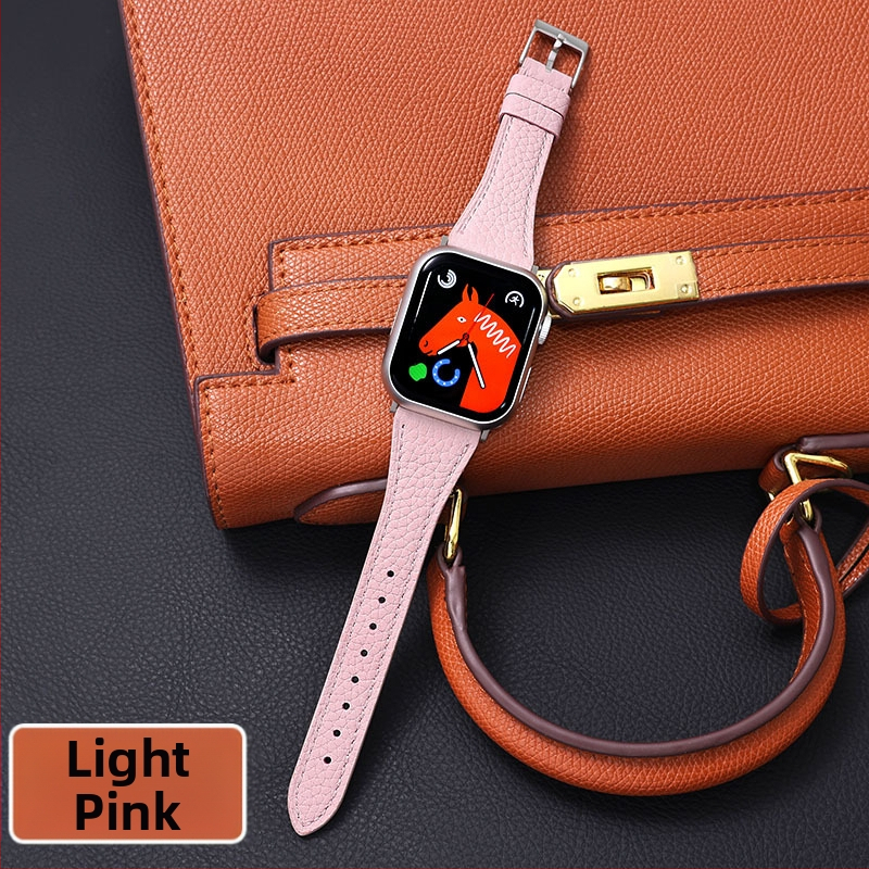 Remienok na hodinky Huawei Fit1/2/3 a Watch4/Pro — pravá koža, lychee zrno textúra, Lomos, jeseň 2025