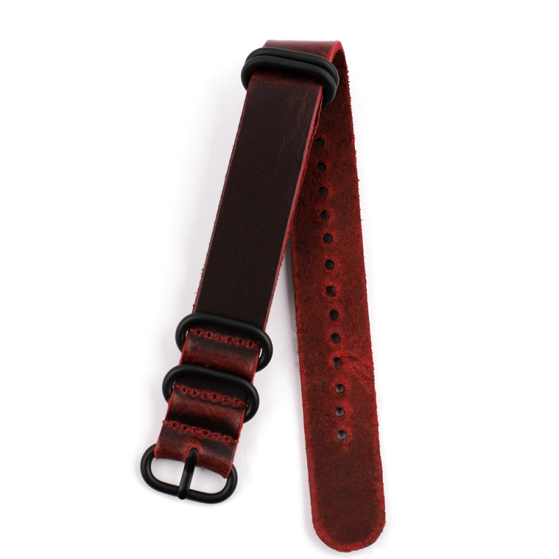 Ремък за часовник от Crazy Horse кожа от onthelevel – Hepburn Wind, Jazz Wind, ретро стил Литература и Изкуство