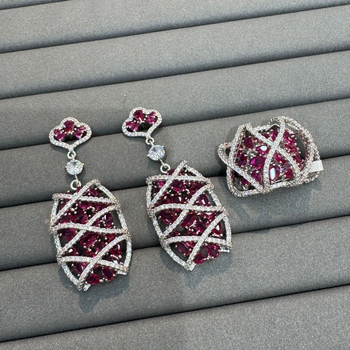 Auskari sirds formā, zelts pārklāts uz vara, elektroplatinga process, 925 sudraba stienīši, viegls luksusa stils