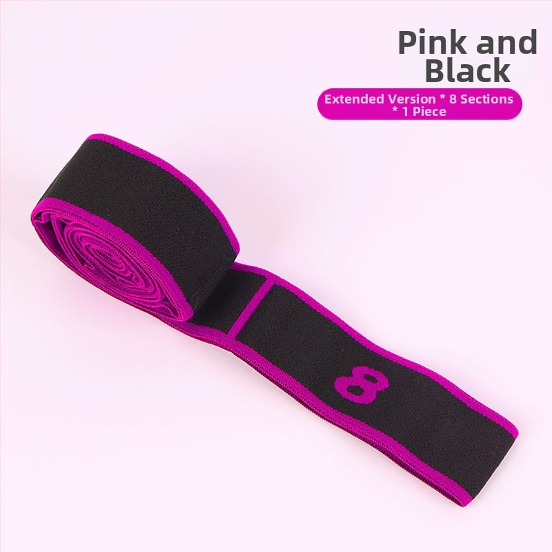Λωρίδα διάτασης γιόγκα Three Brahma – πολυεστέρας, λωρίδα διάτασης για τρέξιμο και γυμναστική, βοηθητικό εξάρτημα γιόγκα