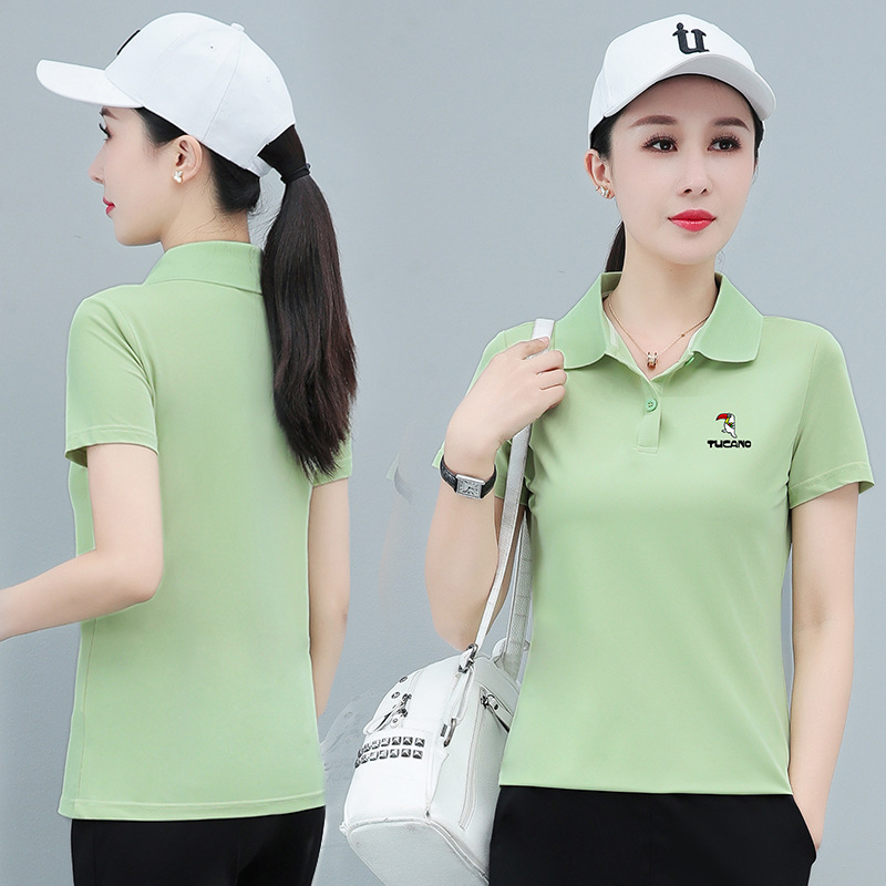 Polo majica kratkih rukava s životinjskim uzorkom, nylon-elastan smjesa, slobodan kroj