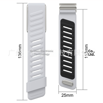 Каишка за Whoop 4.0, силиконова, с едноциклично закопчаване, тегло 9 g, индивидуално регулируем размер на интерфейса