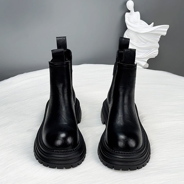 Μποτάκια με φούντες, βρετανικού στυλ χειμερινά μποτάκια με χαμηλό ύψος (επάνω: συνθετικό δέρμα, σόλα πολυουρεθάνης, πάτος από συνθετικό plush, εσωτερική επένδυση plush)