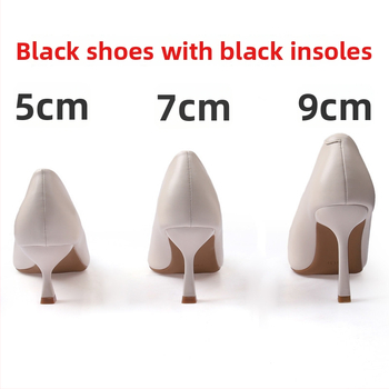 Sieviešu kurpes ar šauru purnu, PU augšpuse, 6–8 cm papēdis, princeses stils, piemērotas banketam un darbam