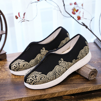 Πλατφορμικά Παπούτσια, καμβάς επάνω, σόλα TPR, στρογγυλή μύτη, χαμηλό τακούνι