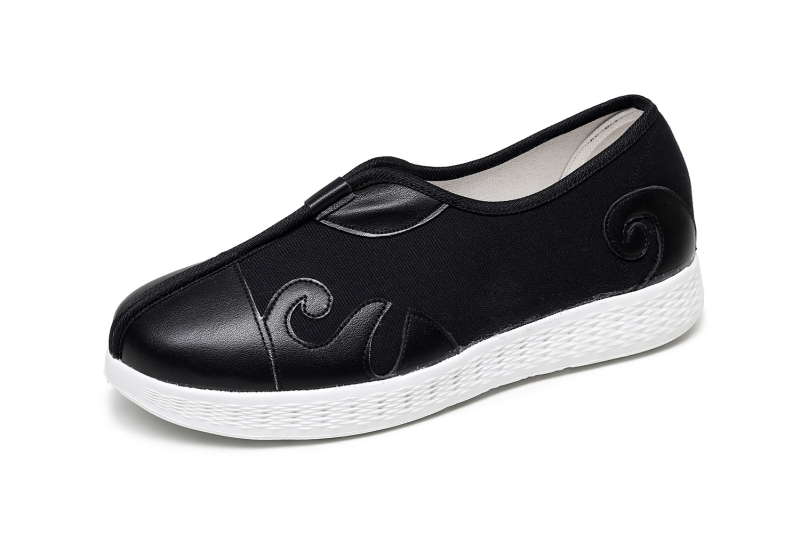 Πλατφορμικά Παπούτσια, καμβάς επάνω, σόλα TPR, στρογγυλή μύτη, χαμηλό τακούνι