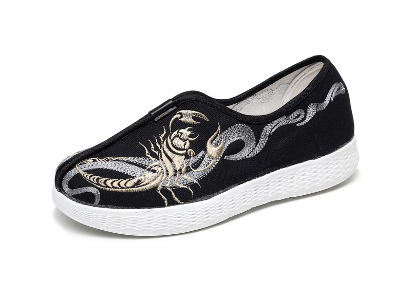 Πλατφορμικά Παπούτσια, καμβάς επάνω, σόλα TPR, στρογγυλή μύτη, χαμηλό τακούνι