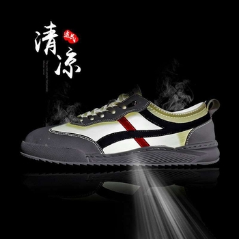 Sneakers no mikrofibra ādas, elpojošas, vidēja augšdaļa, elastīgā aizdare