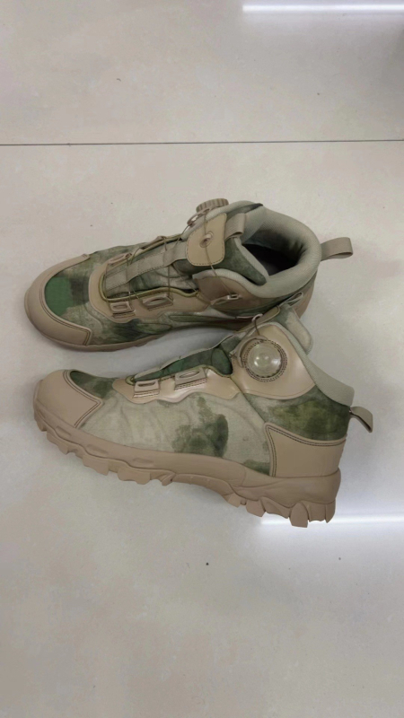 ESDY Încălțăminte de alpinism – pantofi ușori, cu reacție rapidă, cataramă automată, partea superioară Oxford, talpă EVA, talpă intermediară EVA, căptușeală din bumbac, înălțime medie a gleznei, toc 3–5 cm