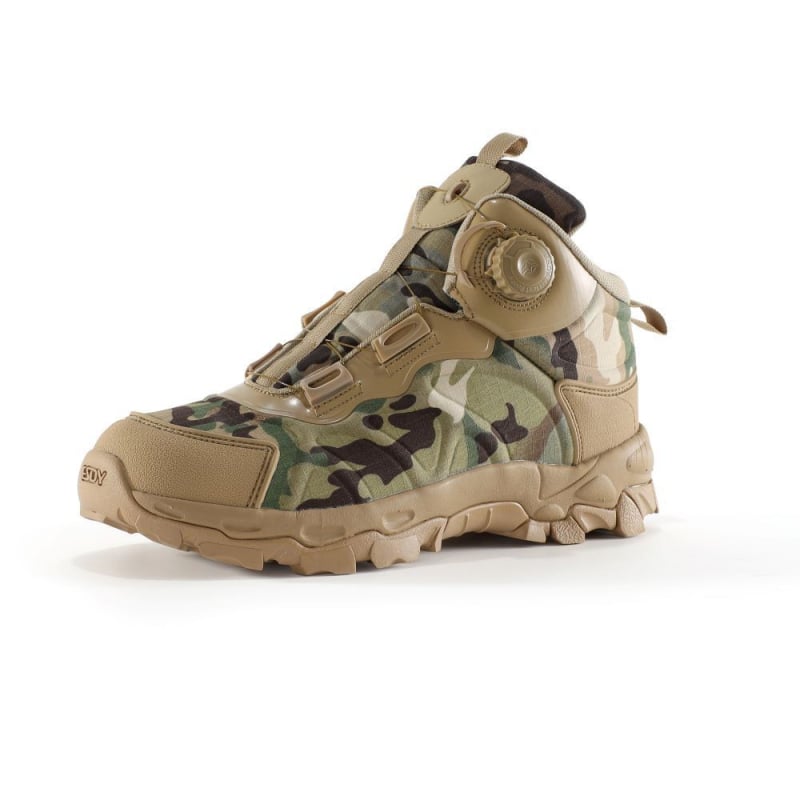 ESDY Încălțăminte de alpinism – pantofi ușori, cu reacție rapidă, cataramă automată, partea superioară Oxford, talpă EVA, talpă intermediară EVA, căptușeală din bumbac, înălțime medie a gleznei, toc 3–5 cm