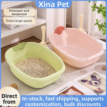 Harry márkás macskaalomtál, nyitott tetejű, négyszögletes, PP-anyag