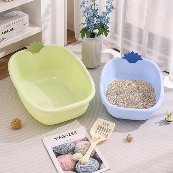 Harry márkás macskaalomtál, nyitott tetejű, négyszögletes, PP-anyag