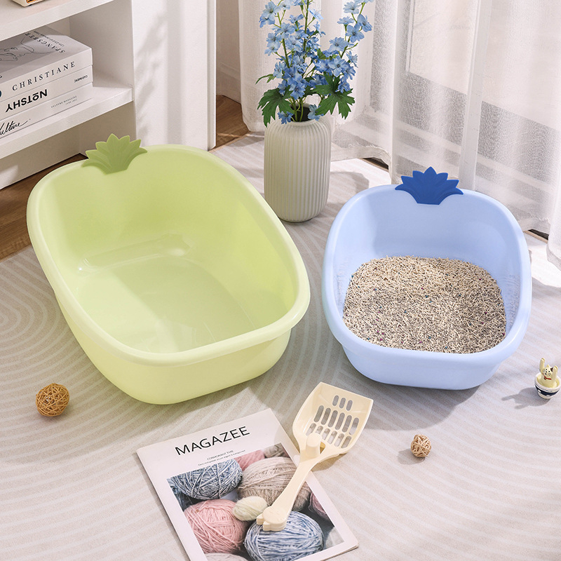 Harry márkás macskaalomtál, nyitott tetejű, négyszögletes, PP-anyag