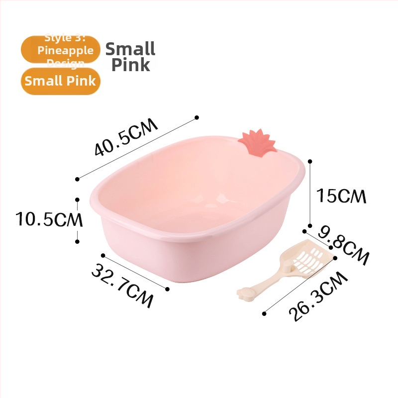 Harry márkás macskaalomtál, nyitott tetejű, négyszögletes, PP-anyag