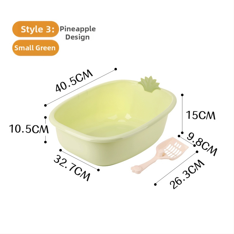 Harry márkás macskaalomtál, nyitott tetejű, négyszögletes, PP-anyag