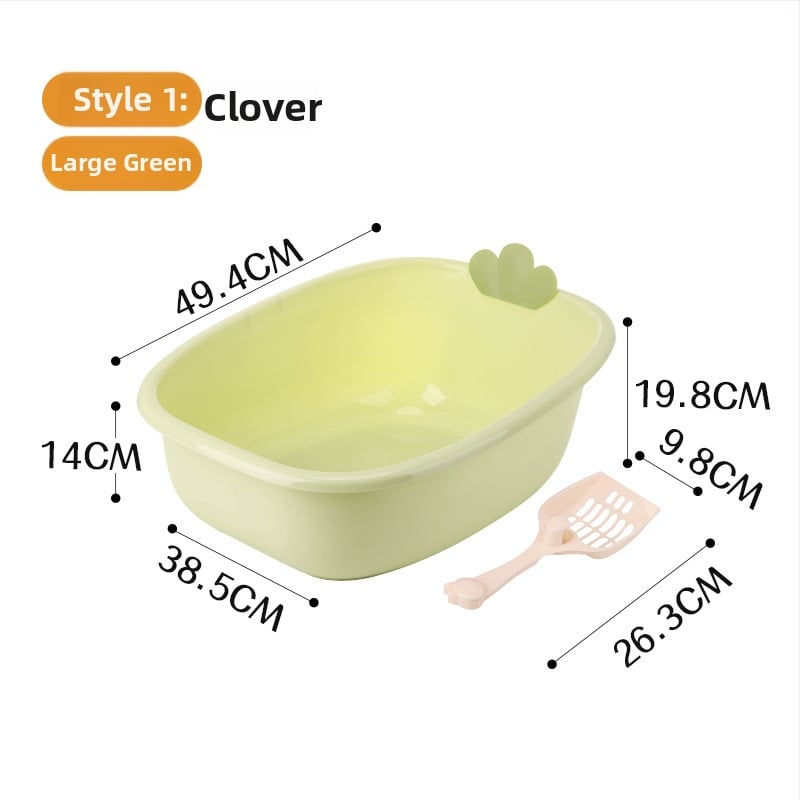 Harry márkás macskaalomtál, nyitott tetejű, négyszögletes, PP-anyag