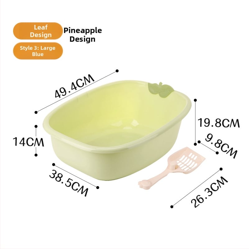 Harry márkás macskaalomtál, nyitott tetejű, négyszögletes, PP-anyag