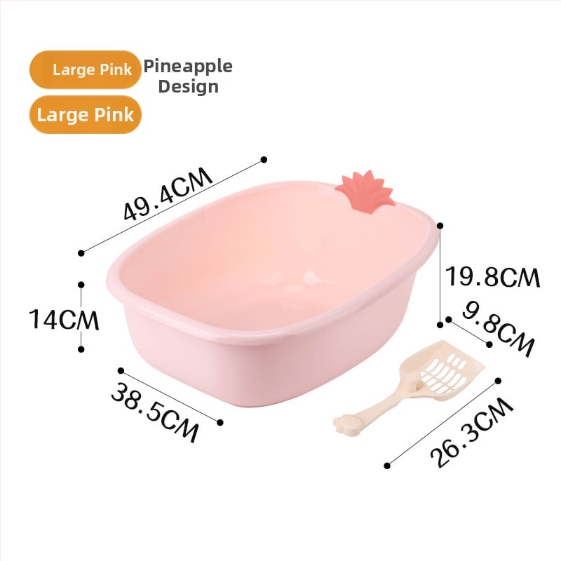 Harry márkás macskaalomtál, nyitott tetejű, négyszögletes, PP-anyag