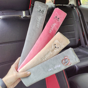 Auto turvarihma õla kaitse armsate loomade kujundusega, pikendatud plüüs sisekujunduseks