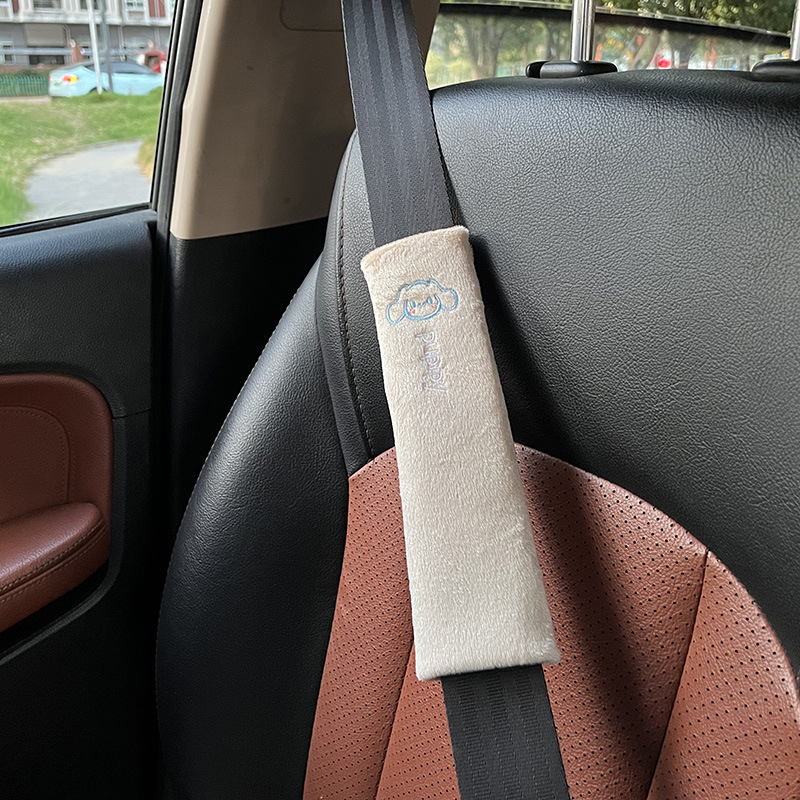 Auto turvarihma õla kaitse armsate loomade kujundusega, pikendatud plüüs sisekujunduseks