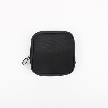 Козметична чанта за пътуване с паметна материя и фина мрежа, дишаща и преносима, с цип — идеална за съхранение на четки за грим и червила