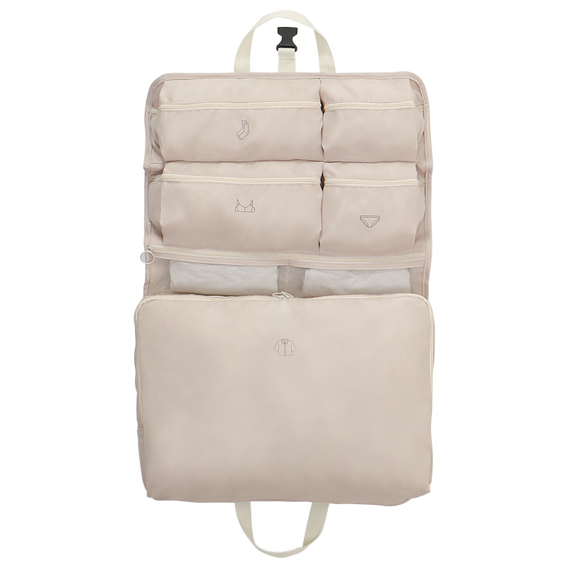 Daidweil kubveidīgs pakārts uzglabāšanas organizētājs ceļojumiem un mājas lietošanai, modelis 250828, poliesters, organizēšanai