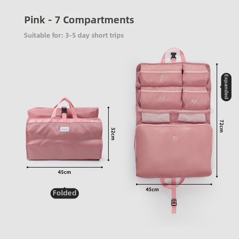 Daidweil kubveidīgs pakārts uzglabāšanas organizētājs ceļojumiem un mājas lietošanai, modelis 250828, poliesters, organizēšanai