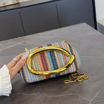 Ženska crossbody torba s korejskim stilom, PU materijal, cilindrični oblik, magnetsko zatvaranje, unutarnji džep za ID, dvostruke naramenice