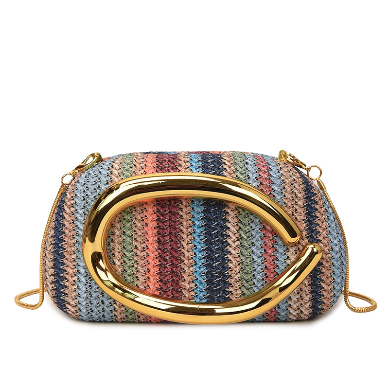 Ženska crossbody torba s korejskim stilom, PU materijal, cilindrični oblik, magnetsko zatvaranje, unutarnji džep za ID, dvostruke naramenice