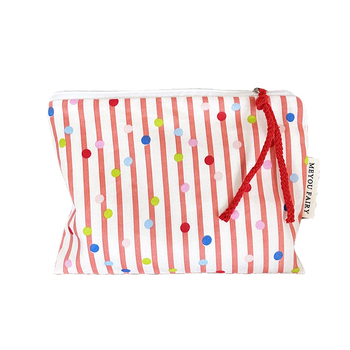 Козметична чанта – унисекс компактна чантичка за козметика, полиестер, подплата канва, животински принт, за съхранение (Унисекс • Полиестер • Канва подплата • Животински принт • Пролет 2025)