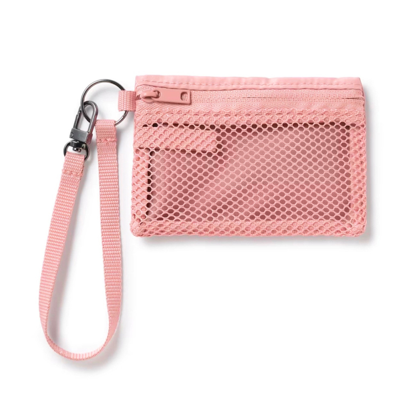 APK I Ceļojumu uzglabāšanas soma ar tīklu dubultajam nodalījumam, poliestera šķiedra, japāņu stils, modelis 2025M-1