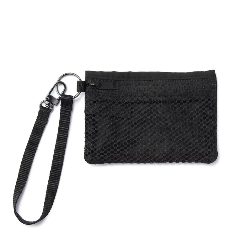 APK I Ceļojumu uzglabāšanas soma ar tīklu dubultajam nodalījumam, poliestera šķiedra, japāņu stils, modelis 2025M-1