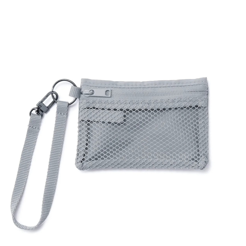 APK I Ceļojumu uzglabāšanas soma ar tīklu dubultajam nodalījumam, poliestera šķiedra, japāņu stils, modelis 2025M-1