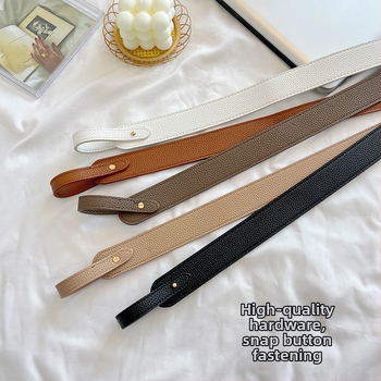 Презрамка за чанта със сваляема дръжка за ръка, преобразуваема презрамка за подмишница и удълнител, PU материал, функция намалява тежестта, стил свеж и нежен, пролет 2024