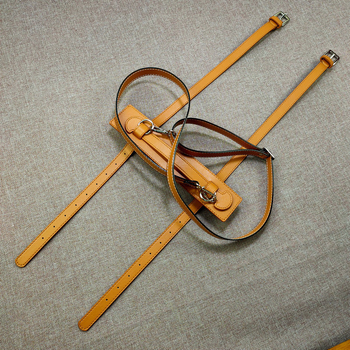 Презрамка за чанта от микрофибър кожа, райе модел, ултра лек, марка Iengye cold leaves