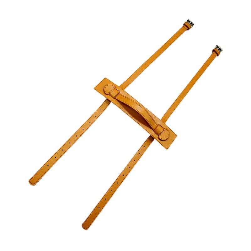 Презрамка за чанта от микрофибър кожа, райе модел, ултра лек, марка Iengye cold leaves