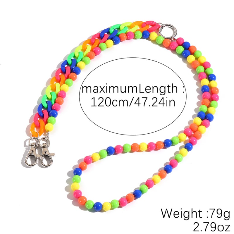 Jiayi ακρυλικός ιμάντας για τσάντα με χάντρες, cross-body/ώμου, ανθεκτικός στη φθορά