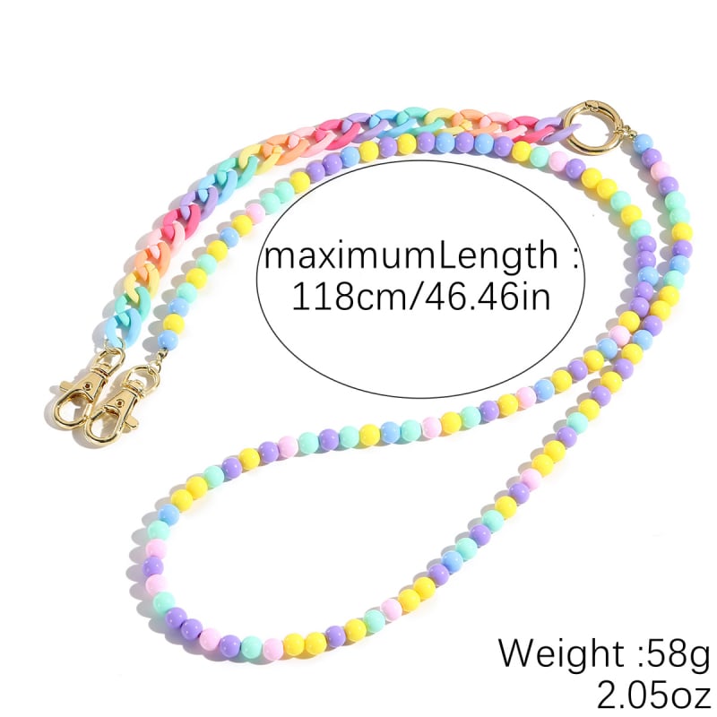 Jiayi ακρυλικός ιμάντας για τσάντα με χάντρες, cross-body/ώμου, ανθεκτικός στη φθορά